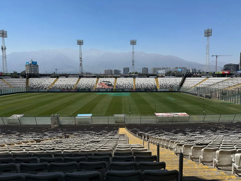 Los trabajos que se realizan en la cancha del Estadio Monumental. | Imagen: DaleAlbo.