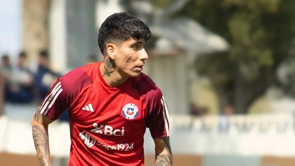 Matías Pérez con la Selección Chilena Sub 20