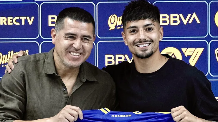 Williams Alarcón fue presentado en Boca Juniors