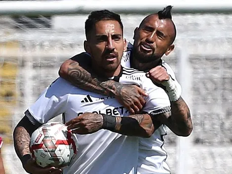 Arturo Vidal le pone tarea a Javier Correa en Colo Colo