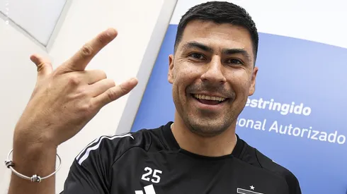 Tomás Alarcón piensa en grande en Colo Colo. | Imagen: Colo Colo.