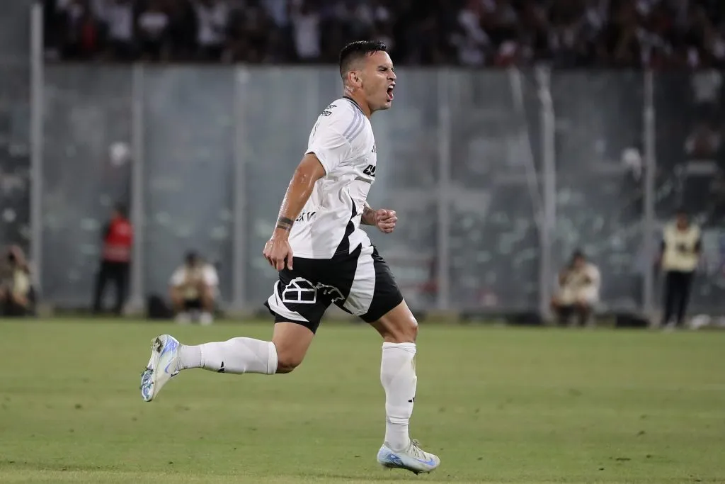 Sebastián Vegas anotó para Colo Colo ante Deportes Limache. Imagen: Felipe Zanca/Photosport