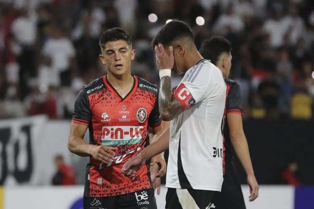 Esteban Pavez en el partido con Deportes Limache. (Foto: Photosport)