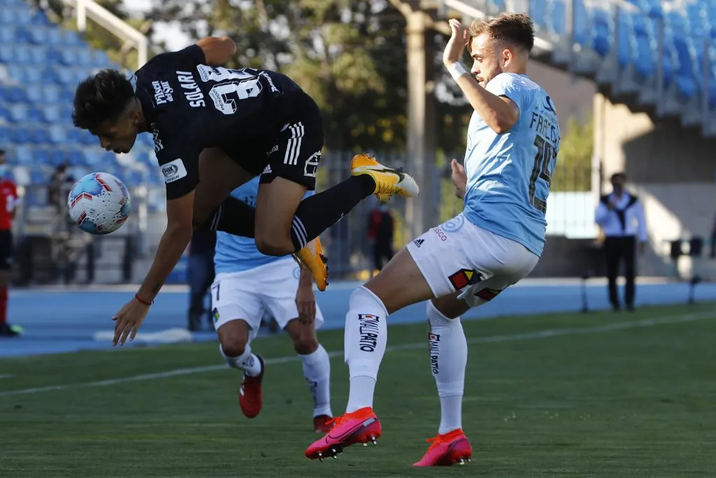 Matías Fracchia en su paso de O’Higgins vs Colo Colo. (Foto: Photosport)