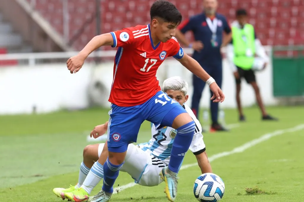 Francisco Marchant ha jugado en La Roja en la categoría sub 17 | Foto: Photosport
