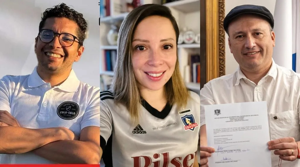 Los candidatos a presidente del CSD Colo Colo.