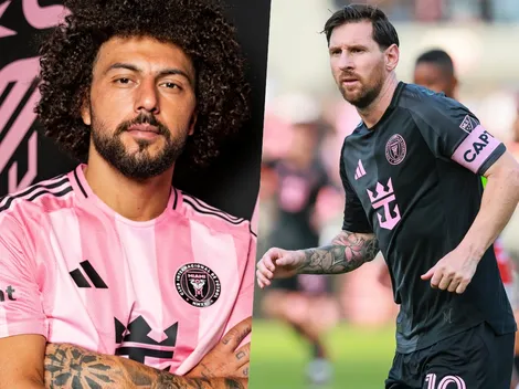 Ex Colo Colo: Falcón ya posó con Messi al ser presentado en Inter Miami