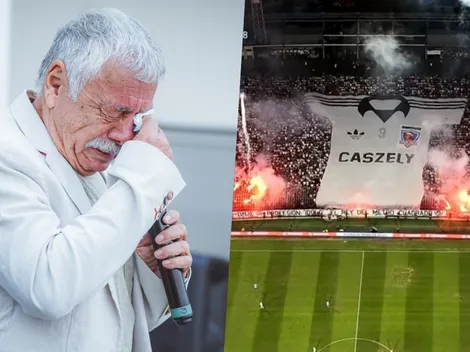 La emoción de Carlos Caszely tras homenaje de hinchas de Colo Colo