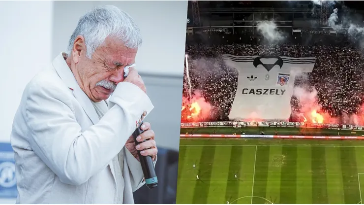 Carlos Caszely se emocionó por el homenaje en Colo Colo.
