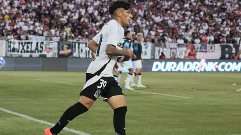 Francisco Marchant con la camiseta de Colo Colo.