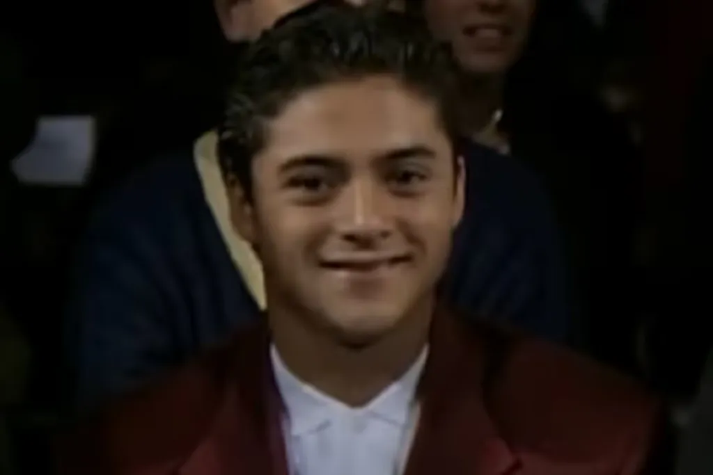 Frank Lobos, ex Colo Colo, como jurado del Festival de Viña del Mar 1994.