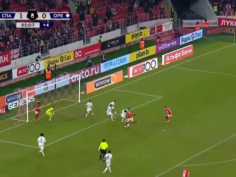 Video: Pablo Solari anota en su debut oficial en el Spartak de Moscú