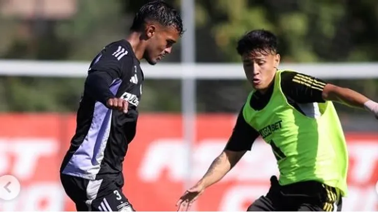 Varios juveniles estuvieron en la práctica de este martes.