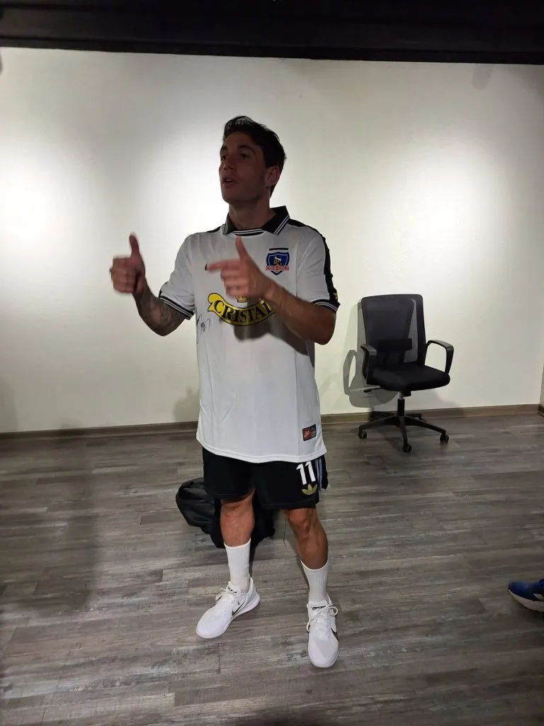 El argentino con la camiseta del Cacique. Imagen: X.