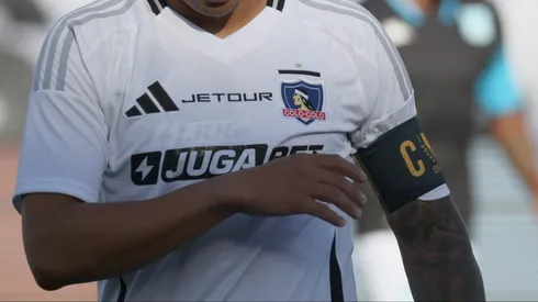 El sorprendente capitán de Colo Colo en los minutos finales contra Everton.
