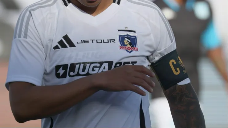 El sorprendente capitán de Colo Colo en los minutos finales contra Everton.