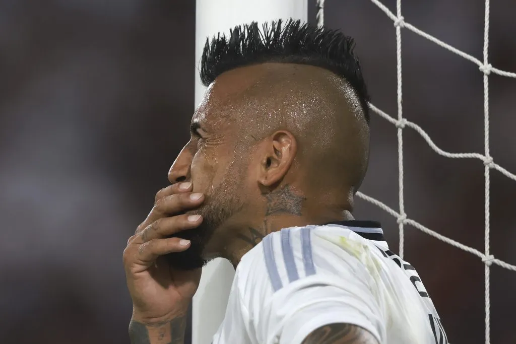 Arturo Vidal en el partido con O’Higgins. (Foto: Photosport)
