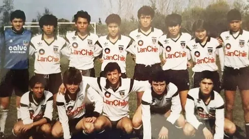 Daniel Guerrero, abajo a la derecha, jugó en Colo Colo.