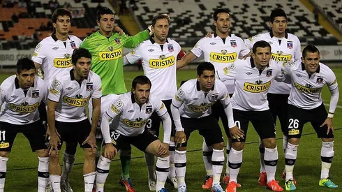 Mauro Olivi vistiendo la camiseta de Colo Colo en el año 2013.