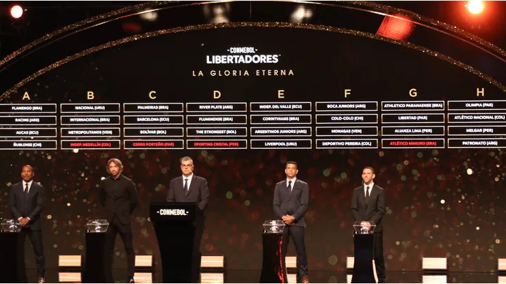 Definen transmisión para ver el sorteo de la fase de grupos de Libertadores.