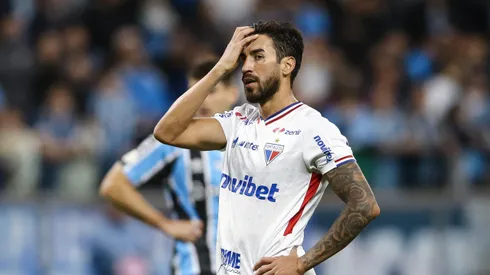 Juan Martín Lucero no jugó por Fortaleza en la derrota ante el Sousa.