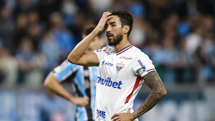 Juan Martín Lucero no jugó por Fortaleza en la derrota ante el Sousa.