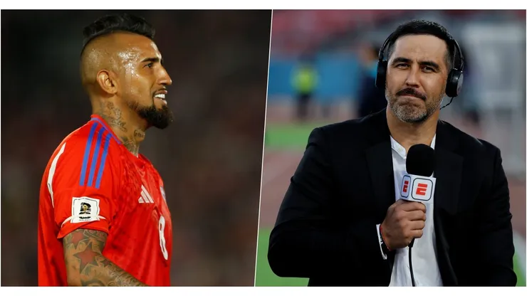 El cariñoso reencuentro entre Arturo Vidal y Claudio Bravo.