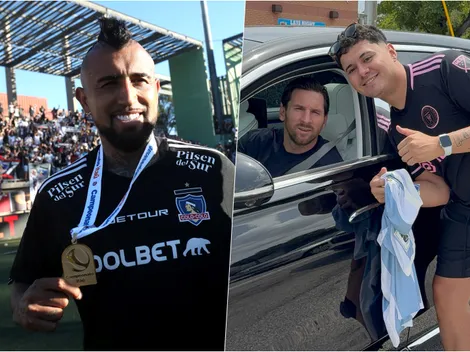La historia detrás de la camiseta de Colo Colo regala a Messi y relación con Vidal