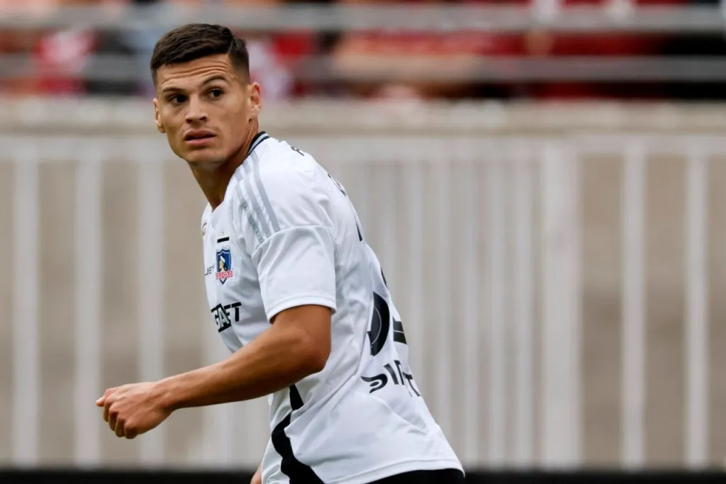 Lucas Cepeda volvió a entrenarse pensando en Copa Libertadores. Imagen: Andres Pina/Photosport