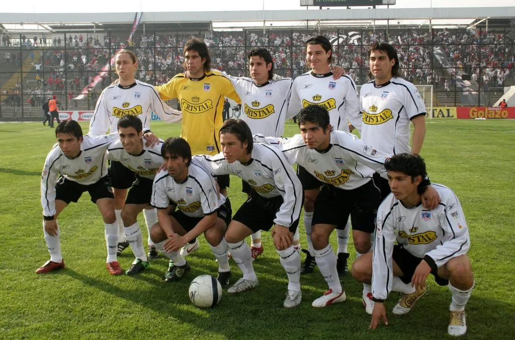 Matías Fernández y Felipe Flores jugando por Colo Colo en la temporada 2005