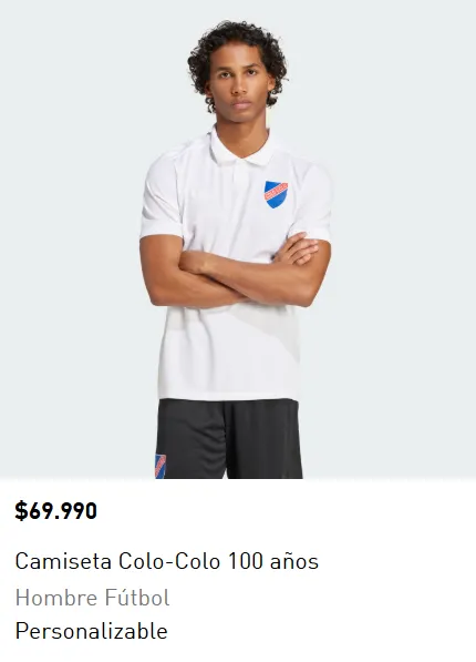 El valor de la nueva camiseta de Colo Colo
