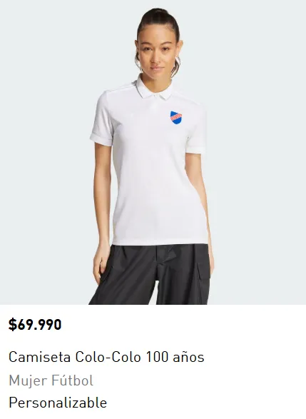 La camiseta de mujer del Centenario