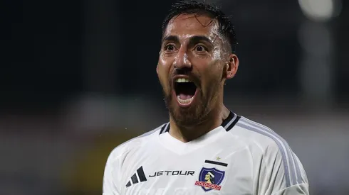 Javier Correa fue la figura de Colo Colo vs Bucaramanga. | Imagen: Colo Colo.