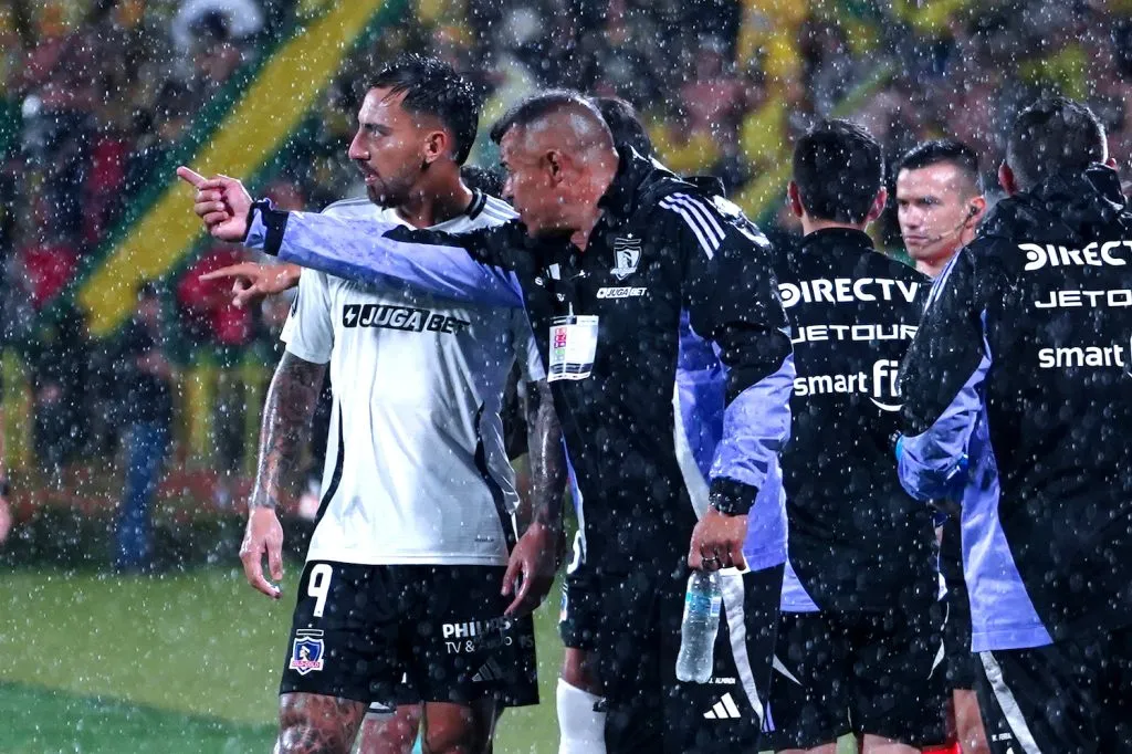 Javier Correa anotó dos goles para Colo Colo en la Copa Libertadores | Foto: Photosport