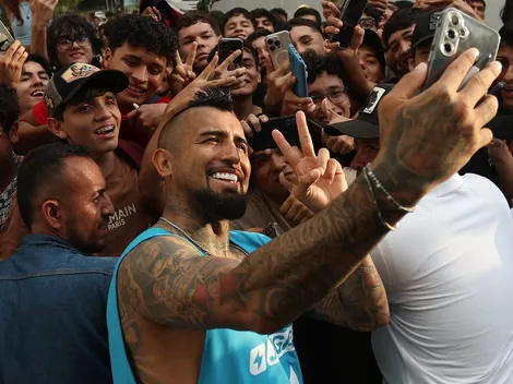 Bucaramanga despide como estrella a Vidal previo a su viaje a Chile