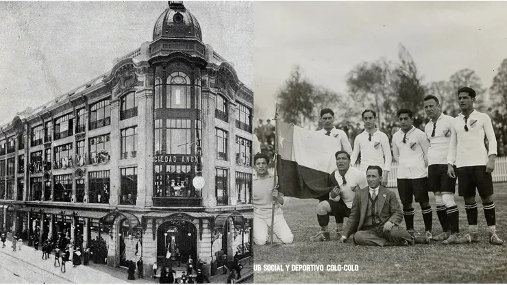 El primer sponsor de Colo Colo fue para la Gira Internacional de 1927.