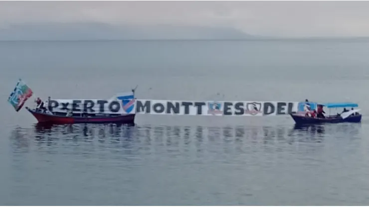 La intervención de los hinchas de Colo Colo en Puerto Montt.