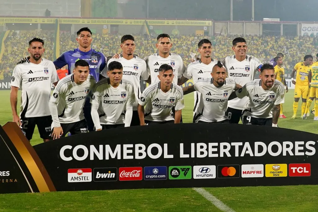Formación de Colo Colo en la Copa Libertadores. (Foto: Photosport)