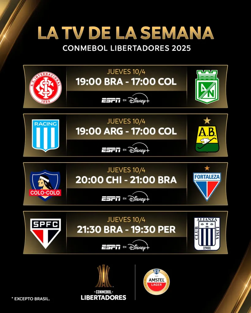 Confirman nuevo horario para el partido de Colo Colo vs Fortaleza en Copa Libertadores.