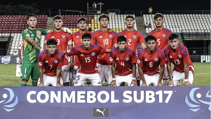 Chile Sub 17 enfrenta a Brasil.