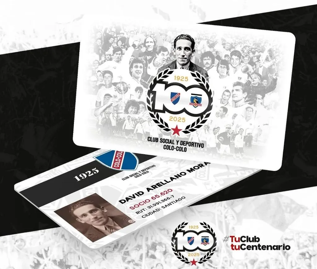 La nueva credencial del Club Social y Deportivo Colo Colo