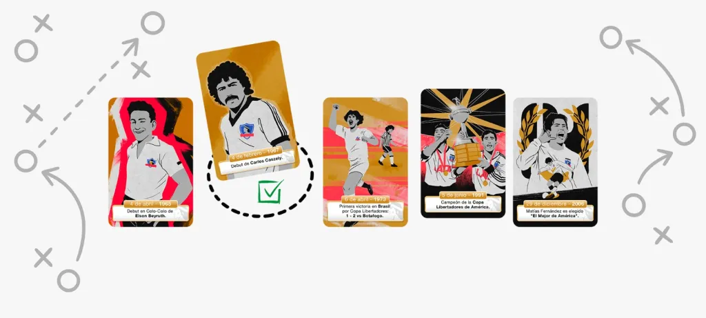 Ejemplo de las cartas del juego