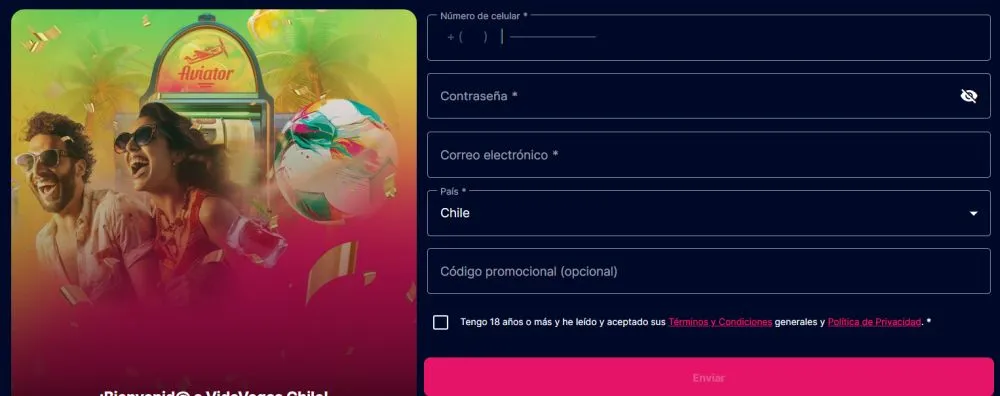 Código promocional VIDA Vegas.