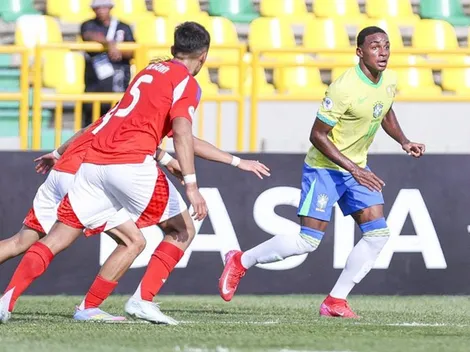 Chile Sub 17 no pudo contra Brasil en la semifinal del Sudamericano