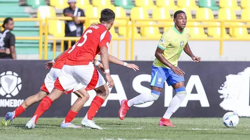 Chile Sub 17 perdió con Brasil.