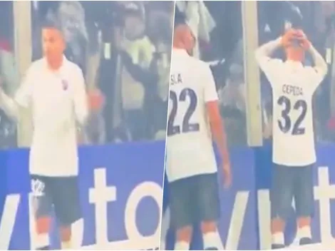 No lo puede creer: El momento en que Cepeda se entera de la muerte de hinchas albos