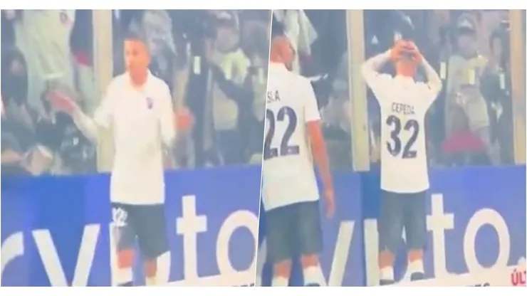 El momento en que Lucas Cepeda se entera de la muerte de dos hinchas de Colo Colo.