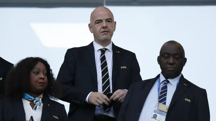 Gianni Infantino habló de lo ocurrido en el Monumental.