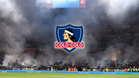 El lienzo de la barra del Zurich por hinchas de Colo Colo fallecidos.