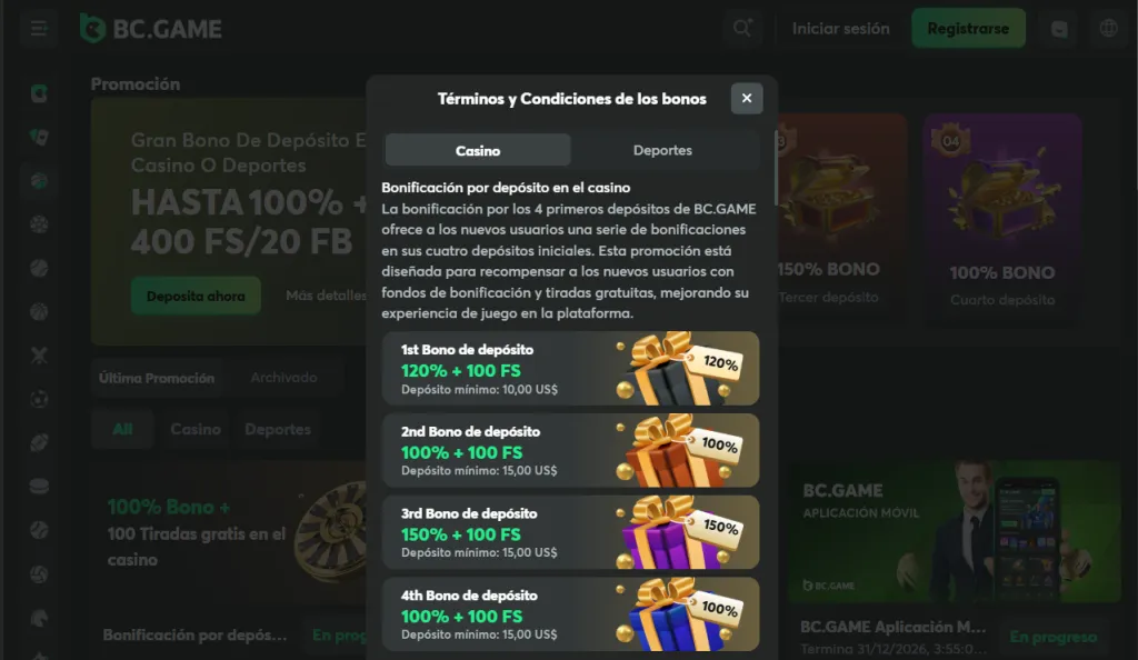 Código promocional BC.GAME 